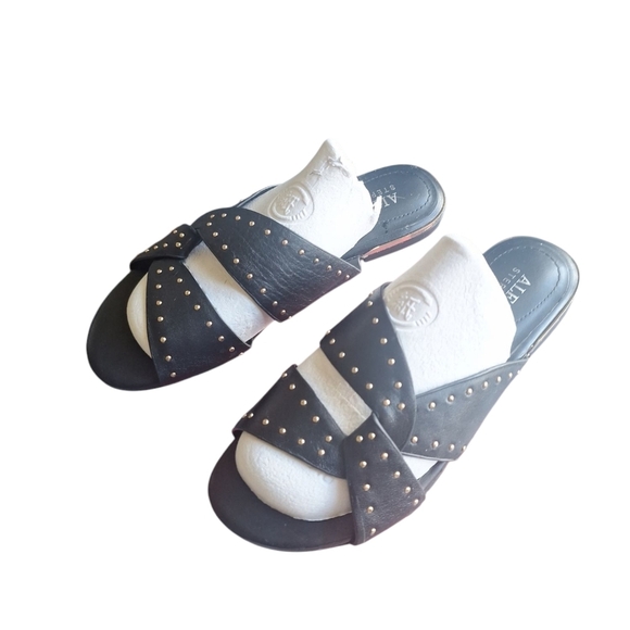 Alfani Step N Flex Black Studded Slide Sandals Size 6M - Picture 3 of 9